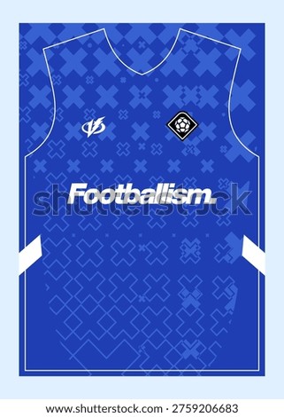 Pattern Football Jersey Designs  Customizable Sublimation Print
