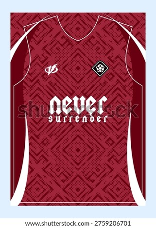 Pattern Football Jersey Designs  Customizable Sublimation Print