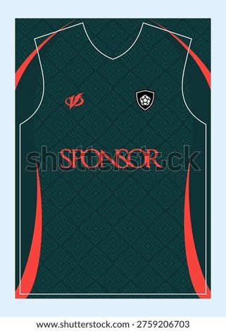Pattern Football Jersey Designs  Customizable Sublimation Print