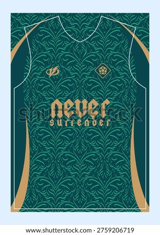 Pattern Football Jersey Designs  Customizable Sublimation Print