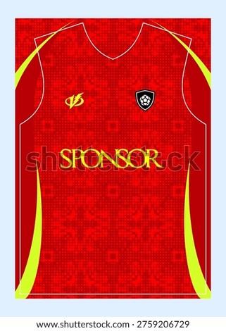 Pattern Football Jersey Designs  Customizable Sublimation Print