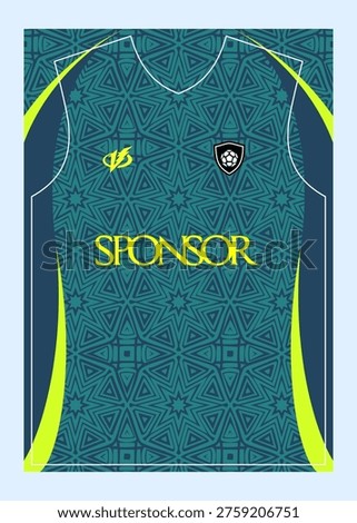 Pattern Football Jersey Designs  Customizable Sublimation Print