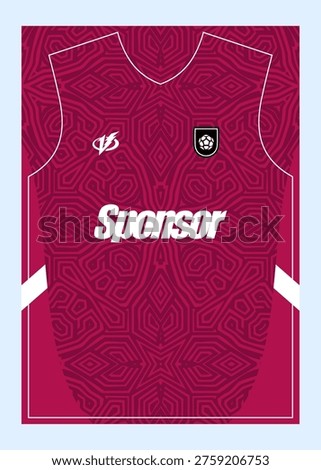 Pattern Football Jersey Designs  Customizable Sublimation Print