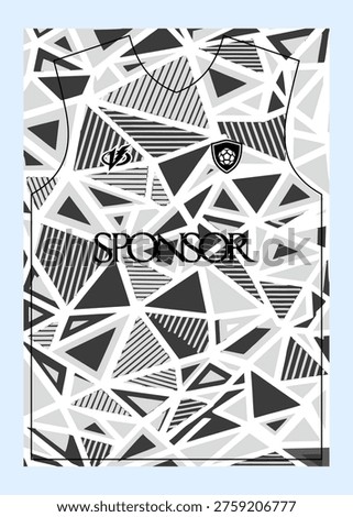 Pattern Football Jersey Designs  Customizable Sublimation Print