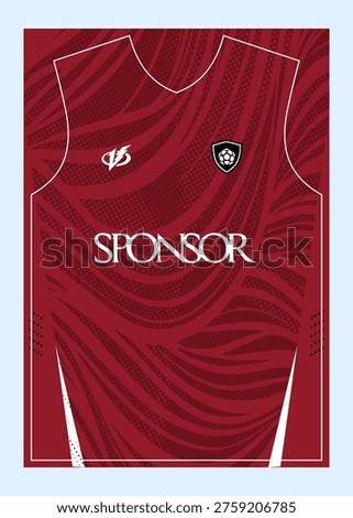Pattern Football Jersey Designs  Customizable Sublimation Print