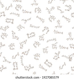 Patrón en forma de todos los signos del brunch de las constelaciones zodiac