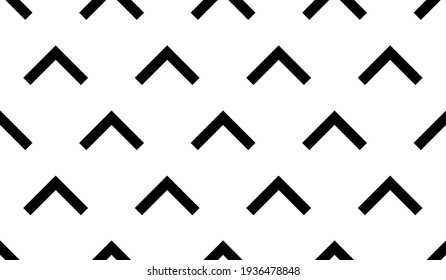 pattern of forward arrow on white for seamless background. Vector EPS10

