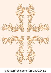 Musterrahmen Linie Kunstschmuck