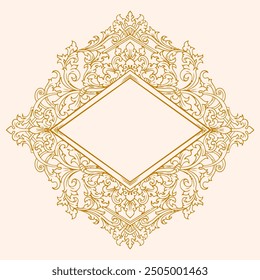 pattern frame line art ornament
