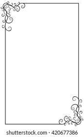 Pattern frame long