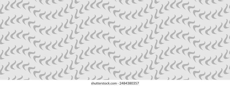 Pattern, free flowing lines, wave style, alternating tile floors, Illustration, vector, Geometry, geometric, orderly arrangement background, gray, banner, website.