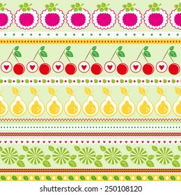 Pattern fruit.