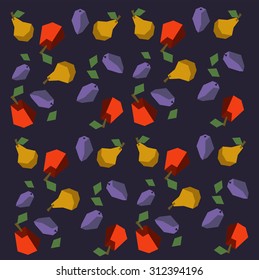 pattern of fruit.