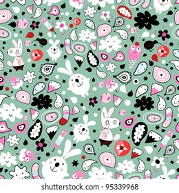 pattern of funny animals
