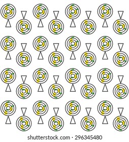 pattern of the garden trees with pears