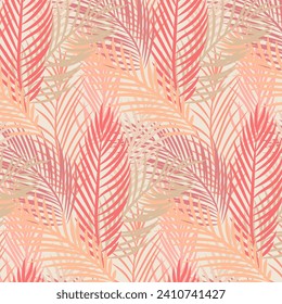 Pattern with gentle tones. Natural motives. Vector illustration. For print.