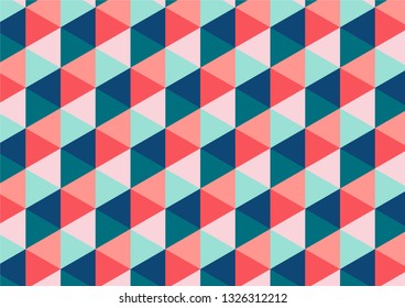 pattern geometric background style vector create idea design colorful