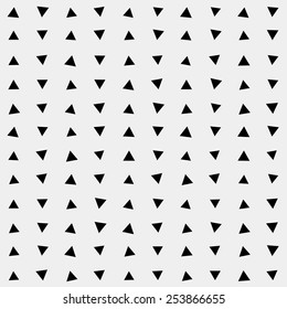 Pattern geometric, background triangle, retro vintage design vector minimalistic monochrome