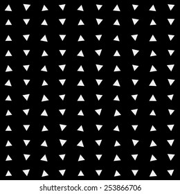 Pattern geometric, background triangle, retro vintage design vector minimalistic monochrome