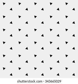 Pattern geometric, background triangle, retro vintage design vector minimalistic monochrome