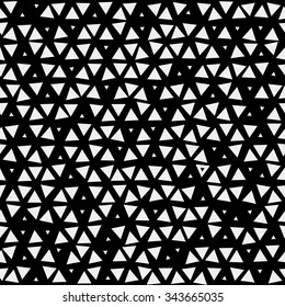 Pattern geometric, background triangle, retro vintage design vector minimalistic monochrome