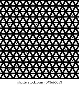 Pattern geometric, background triangle, retro vintage design vector minimalistic monochrome