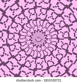 Pattern of geometric circles, shapes. Colorful mosaic banner. Vector illustration.