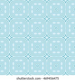 pattern of geometric designs. Seamless vector illustration. blue. for interior design, printing, textile industry