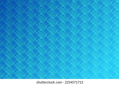 Pattern with geometric elements in blue tones vector abstract gradient background