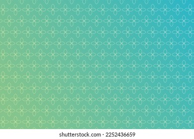 Pattern with geometric elements in light blue-green tones. abstract gradient vector background