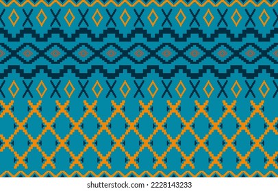 Pattern with geometric elements on light color background. Abstract seamless fabric home or wallpaper design. Use is background, carpet, wallpaper, clothing, wrapping, batik, fabric, embroidery style.