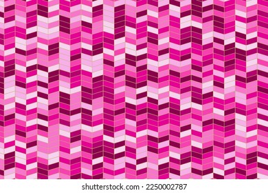 Pattern with geometric elements in pink tones gradient abstract pattern vector background for design illustration