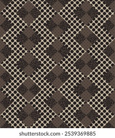 Pattern is geometric, ethnic, and seamless. Triangles, stripes, diamonds, and zigzags are used in this traditional folk building. Wallpaper, packaging, fabrics, and textiles for the design and decorat