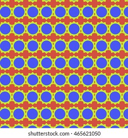 Pattern Geometric Flowers