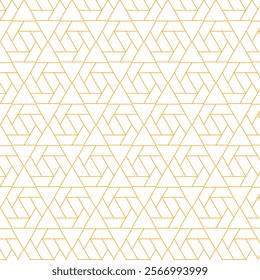 Pattern geometric gold line seamless luxury design abstract background.