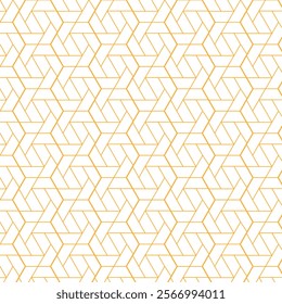 Pattern geometric gold line seamless luxury design abstract background.