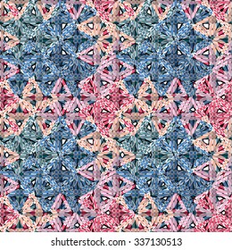 Pattern geometric pattern of impossible shapes, triangle. Triangle pattern background.