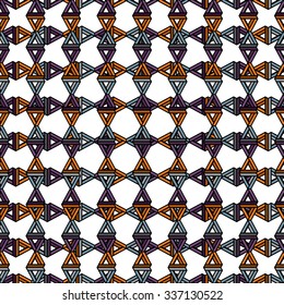 Pattern geometric pattern of impossible shapes, triangle. Triangle pattern background.
