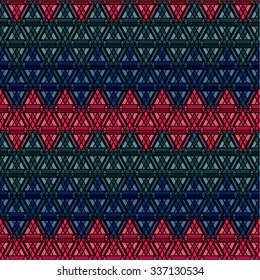 Pattern geometric pattern of impossible shapes, triangle. Triangle pattern background.