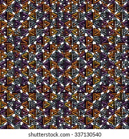 Pattern geometric pattern of impossible shapes, triangle. Triangle pattern background.