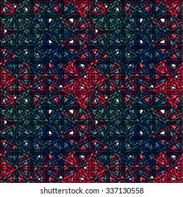 Pattern geometric pattern of impossible shapes, triangle. Triangle pattern background.