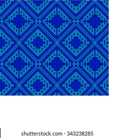 Pattern Geometric. Isolated on White