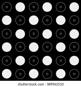 Pattern geometric monochrome minimalistic dots