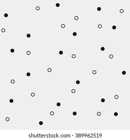 Pattern geometric monochrome minimalistic dots