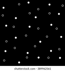 Pattern geometric monochrome minimalistic dots