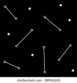 Pattern geometric monochrome minimalistic dots or diagonal lines