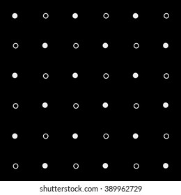Pattern geometric monochrome minimalistic dots