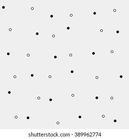 Pattern geometric monochrome minimalistic dots