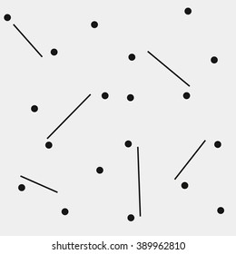 Pattern geometric monochrome minimalistic dots or diagonal lines