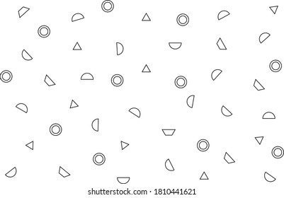 The pattern of Geometric on a white background. Illustration pattern from Geometric.